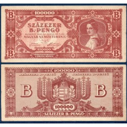 Hongrie Pick N°133, Billet de banque de 100000 Millards Pengo 1946