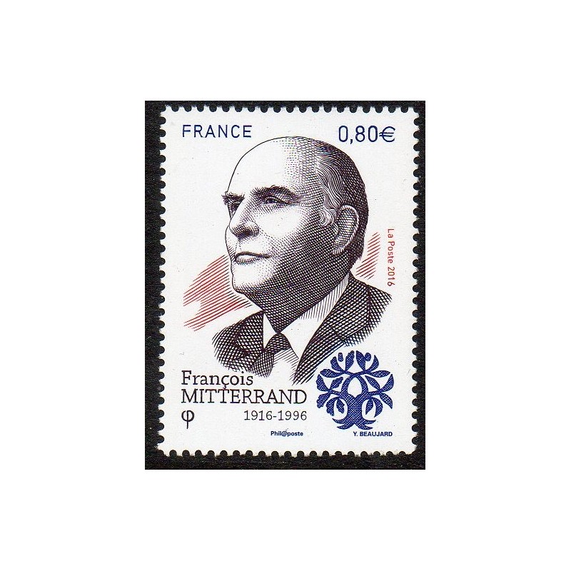 Timbre France Yvert No 5089 François Mitterrand