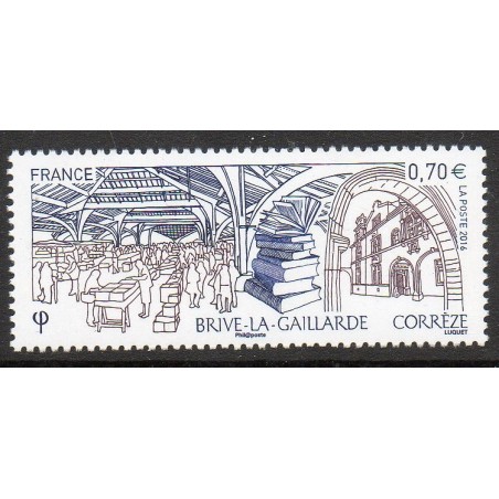 Timbre France Yvert No 5104 Brives la Gaillarde