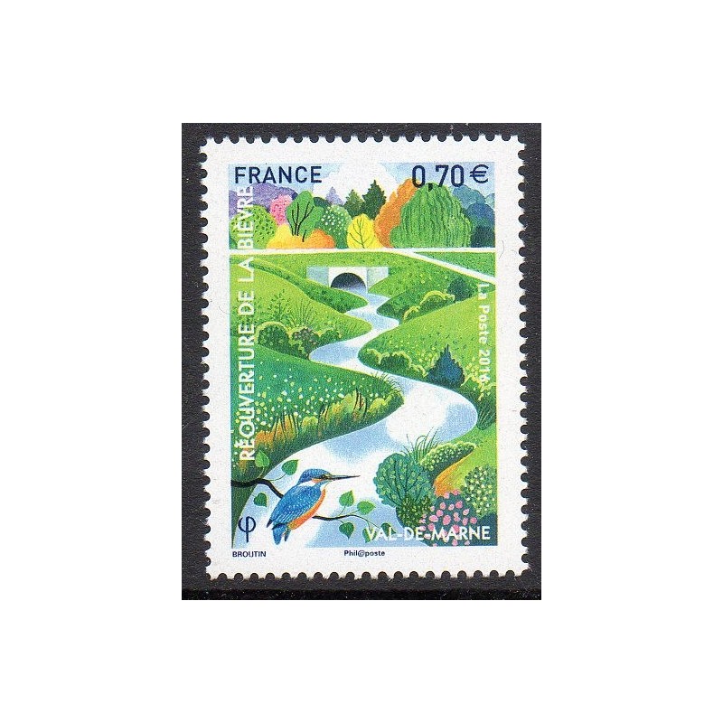 Timbre France Yvert No 5105 Reouverture de la bievre