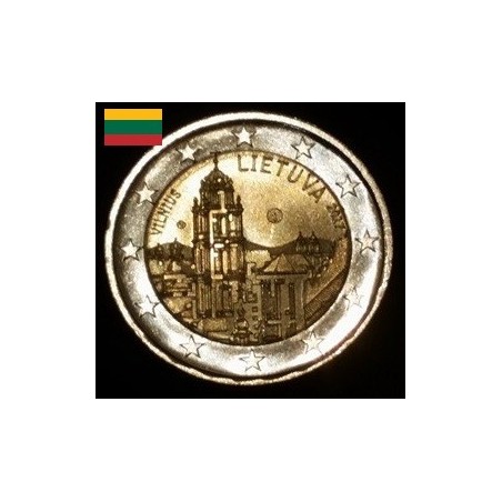 2 euros commémorative Lituanie 2017 Vilnius