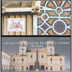 Bloc Souvenir 131 Yvert  Fete du timbres Académie de france à rome