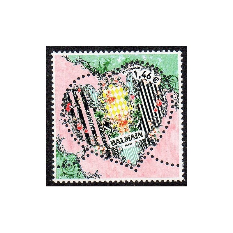 Timbre France Yvert No 5119 Saint Valentin, Coeur Balmain