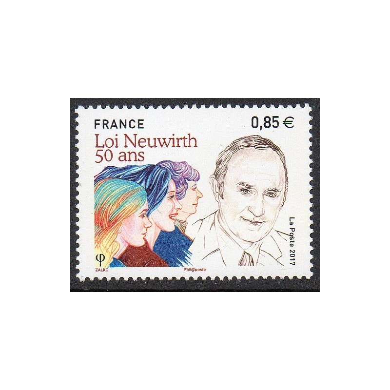 Timbre France Yvert No 5121 Loi Neuwirth neuf luxe **