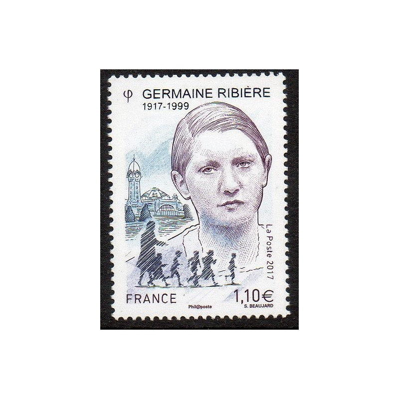 Timbre France Yvert No 5129 Germaine Ribière neuf luxe **