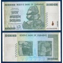 Zimbabwe P.79, TTB, Billet de 50 millions de Dollars 2008 Vestiges