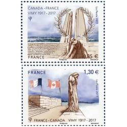Timbre France Yvert No 5136-5137 Bataille de Vimy neuf luxe **