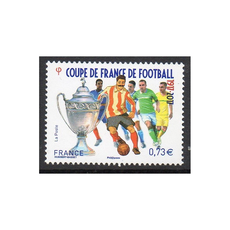 Timbre France Yvert No 5145 centenaire coupe de France de  football neuf luxe **