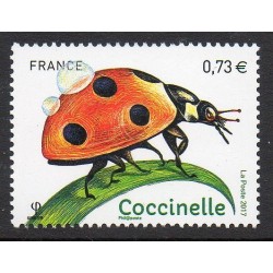 Timbre France Yvert No 5147 Coccinelle de feuille neuf luxe **