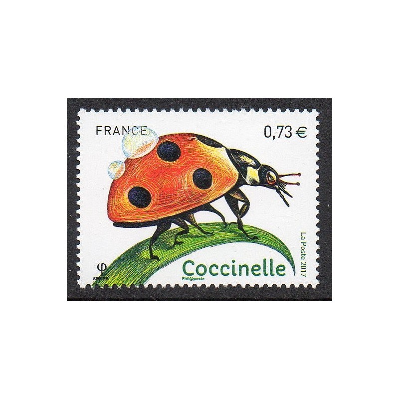 Timbre France Yvert No 5147 Coccinelle de feuille neuf luxe **