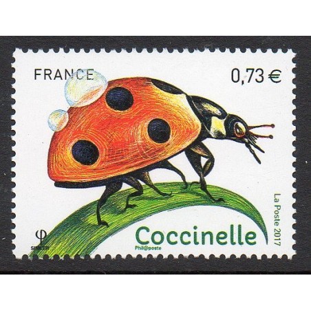 Timbre France Yvert No 5147 Coccinelle de feuille neuf luxe **