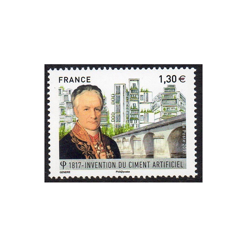 Timbre France Yvert No 5153 Louis Vicat, le ciment artificiel neuf luxe **