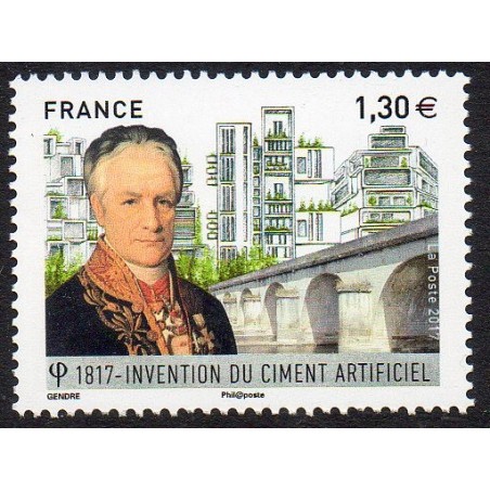 Timbre France Yvert No 5153 Louis Vicat, le ciment artificiel neuf luxe **