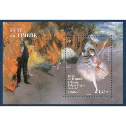 Bloc Feuillet Yvert F5131 Danse , l'étoile d'Edgar Degas