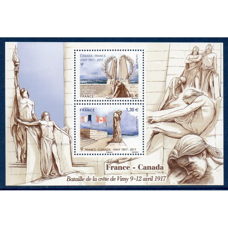 Bloc Feuillet France Yvert F5136 Bataille de Vimy neuf luxe **