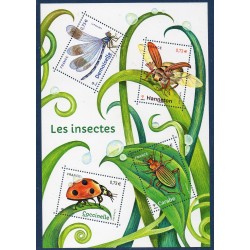 Bloc Feuillet Yvert F5148 Série Nature, les insectes neuf luxe **