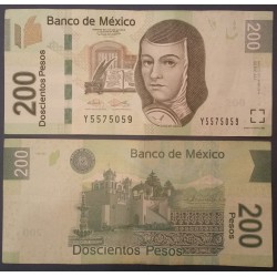 Mexique Pick N°125n, TTB Billet de Banque de 200 pesos 4.4.2014