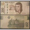 Mexique Pick N°125n, TTB Billet de Banque de 200 pesos 4.4.2014