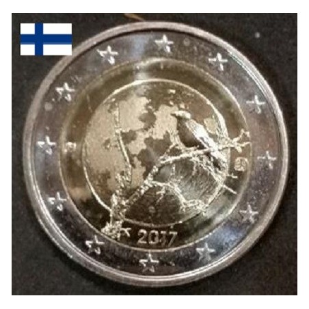 2 euros commémorative Finlande 2017 nature finlandaise