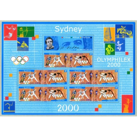 Bloc Feuillet France Yvert 31A  Jeux olympiques de Sidney