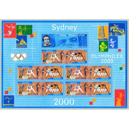 Bloc Feuillet France Yvert 31A  Jeux olympiques de Sydney