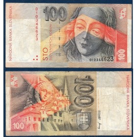 Slovaquie Pick N°22, Billet de banque de 100 Korun 1993