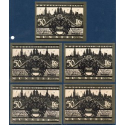 Munster série 5 Notgeld, 1.8.1921 916.1