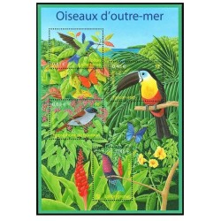 Bloc Feuillet France Yvert 56 Nature de France - oiseaux d'outre mer