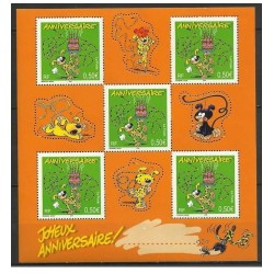 Bloc Feuillet France Yvert 58 Joyeux Anniversaire - marsupilami