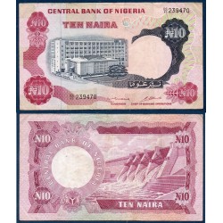 Nigeria Pick N°17b TTB, Billet de Banque de 10 Naira 1973-1978