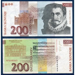 Slovénie Pick N°15d, TTB Billet de banque de 200 Tollarjev 1992-2004