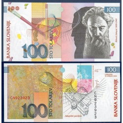 Slovénie Pick N°31a, Billet de banque de 100 Tollarjev 2003