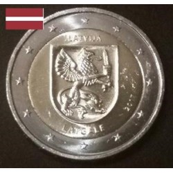 2 euros commémorative Lettonie 2017 Latgale