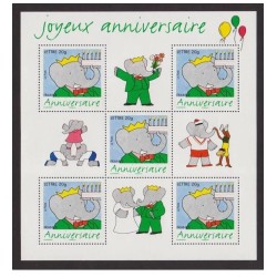 Bloc Feuillet France Yvert 100 anniversaire BABAR