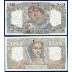 1000 Francs Minerve et Hercule TTB 3.11.1949 Billet de la banque de France