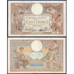 100 Francs LOM TTB 12.1.1939 Billet de la banque de France