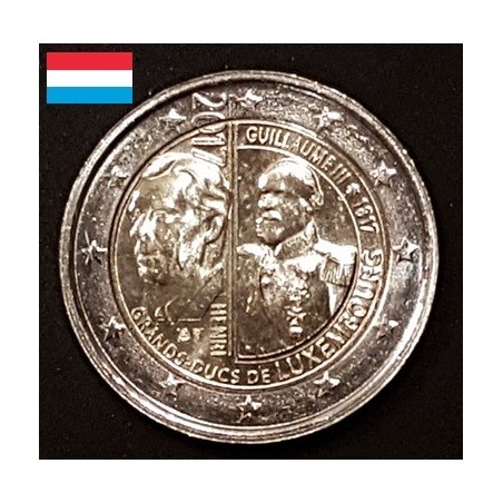 2 euros commémorative Luxembourg 2017 Grand duc Guillaume III