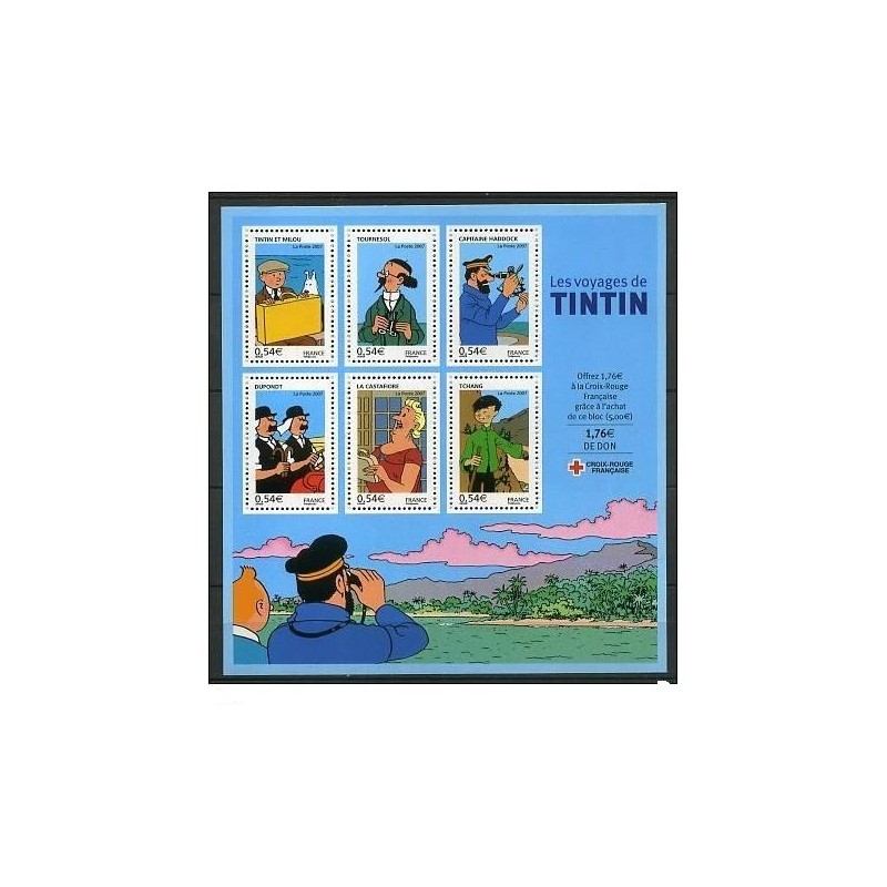 Bloc Feuillet France Yvert 109 Tintin