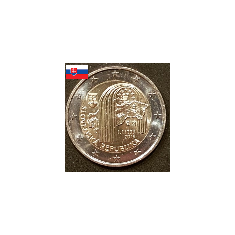 2 euros commémorative Slovaquie 2018 république Slovaque piece de monnaie €