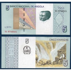 Angola Pick N°151A, Billet de banque de 5 Kwanzas 2012