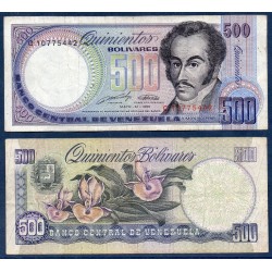 Venezuela Pick N°67d, TB+ Billet de banque de 500 Bolivares 31.5.1990