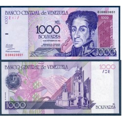 Venezuela Pick N°79, Billet de banque de 1000 Bolivares 1998