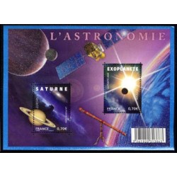 Bloc Feuillet France Yvert F4353 L'astronomie