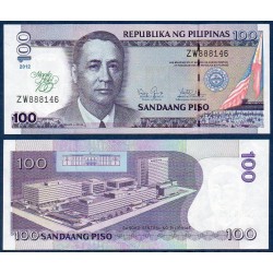 Philippines Pick N°213, Billet de banque de 100 Piso 2012