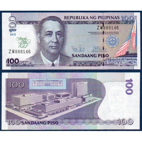 Philippines Pick N°213, Billet de banque de 100 Piso 2012