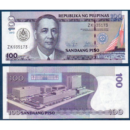 Philippines Pick N°213A, Billet de banque de 100 Piso 2012