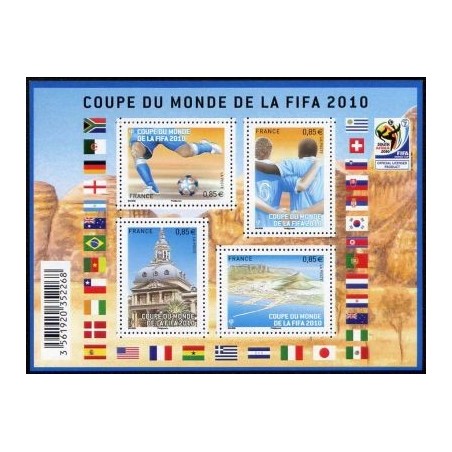 Bloc Feuillet France Yvert F4481 Coupe du monde de football