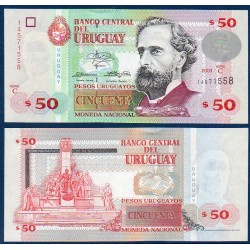 Uruguay Pick N°84, Billet de banque de 50 Pesos 2003