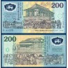 Sri Lanka Pick N°114b, Billet de banque de 200 Rupees 1998