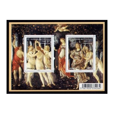 Bloc Feuillet France Yvert F4518 Sandro Botticelli